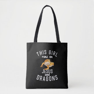 Bolsa Tote Jesus e Dragões Cardeados