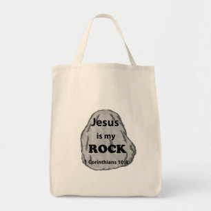Bolsa Tote Jesus é o meu Rock