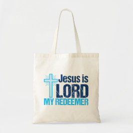 Bolsa Tote Jesus é o Senhor, o meu Redentor Cruz Cristã Bonit