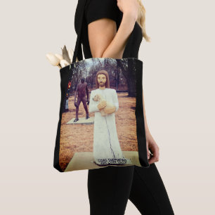 Bolsa Tote Jesus e Sasquatch