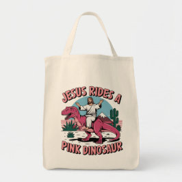 Bolsa Tote Jesus Engraçado Memes, Jesus Difunde Um Dinossauro