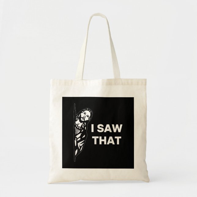 Bolsa Tote Jesus engraçado que eu vi (Frente)