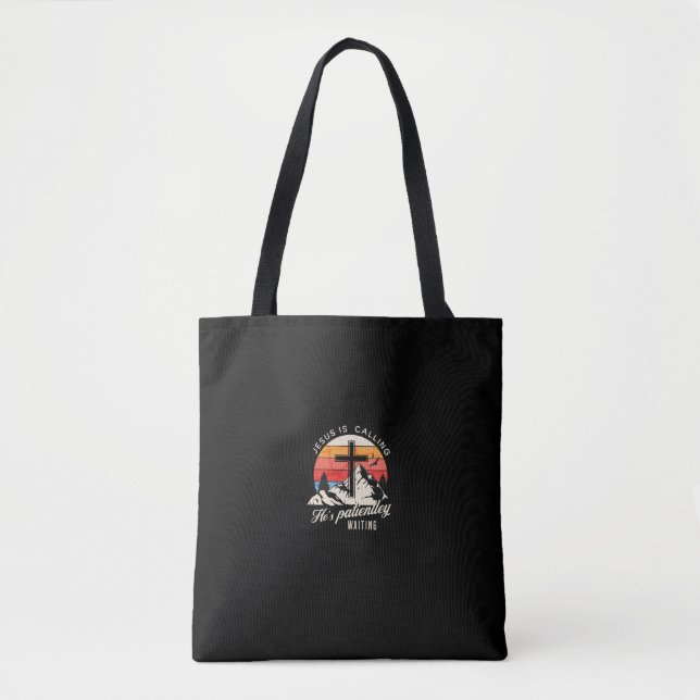 Bolsa Tote Jesus está chamando (Frente)
