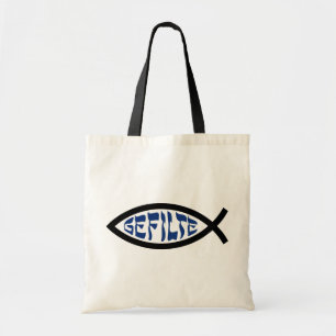 Bolsa Tote Jesus Gefilte Fish - Humor Judaico da Páscoa