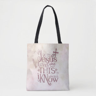 Bolsa Tote JESUS ME ADORA Abstrato