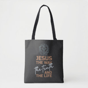 Bolsa Tote Jesus O Caminho Da Verdade E Da Vida