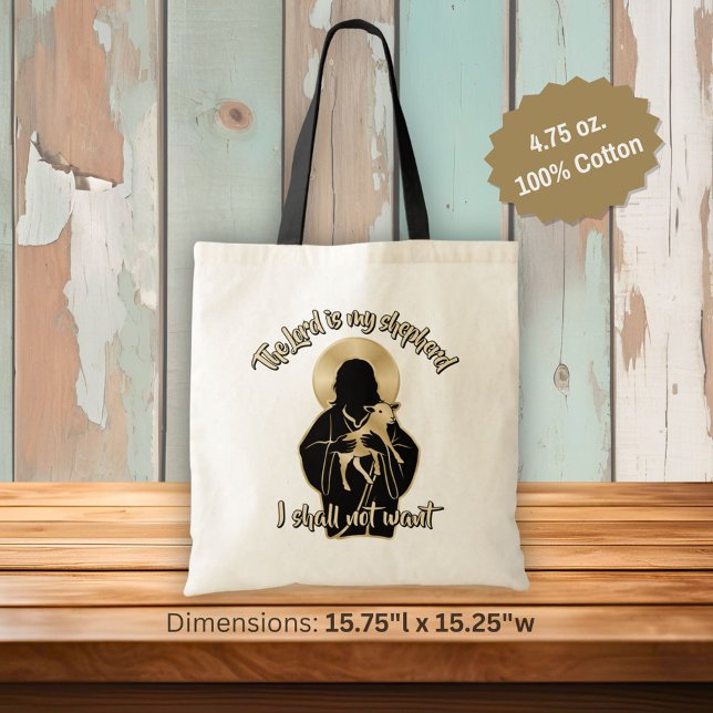 Bolsa Tote Jesus Pastor (Criador carregado)