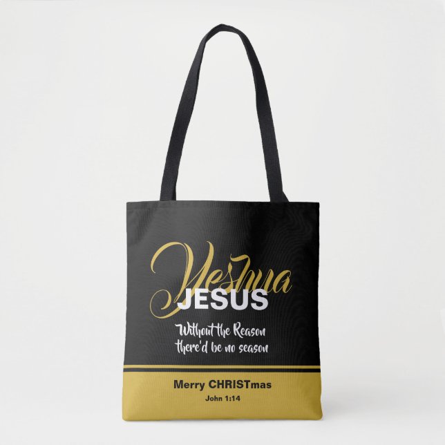 Bolsa Tote JESUS RAASON SEASON Christmas (Frente)