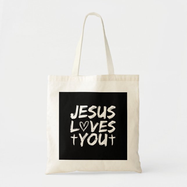 Bolsa Tote Jesus te ama (Frente)