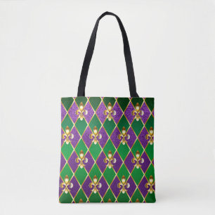 Bolsa Tote Jewelry Background Mardi Gras