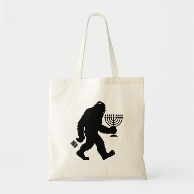Bolsa Tote Jewish Bigfoot Hanukkah Chanukah Humor Hilarious (Frente)