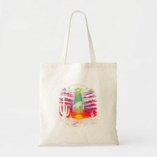 Bolsa Tote Jimothy Meme Guaxinim Abdução Ovni Retro Engraçado