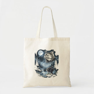 Bolsa Tote Jimothy Raccoon Howling At The Moon