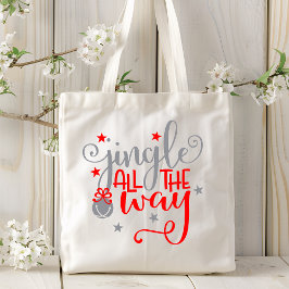 Bolsa Tote Jingle All Way Christmas Bells