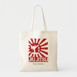 Bolsa Tote Jiu Jitsu Fighter Japonês Vintage Artes Marciais