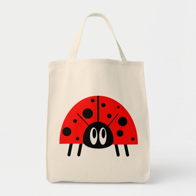 Bolsa Tote Joaninha bonito (Frente)