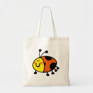 Bolsa Tote Joaninha Fofo Desenho para Amantes da Natureza