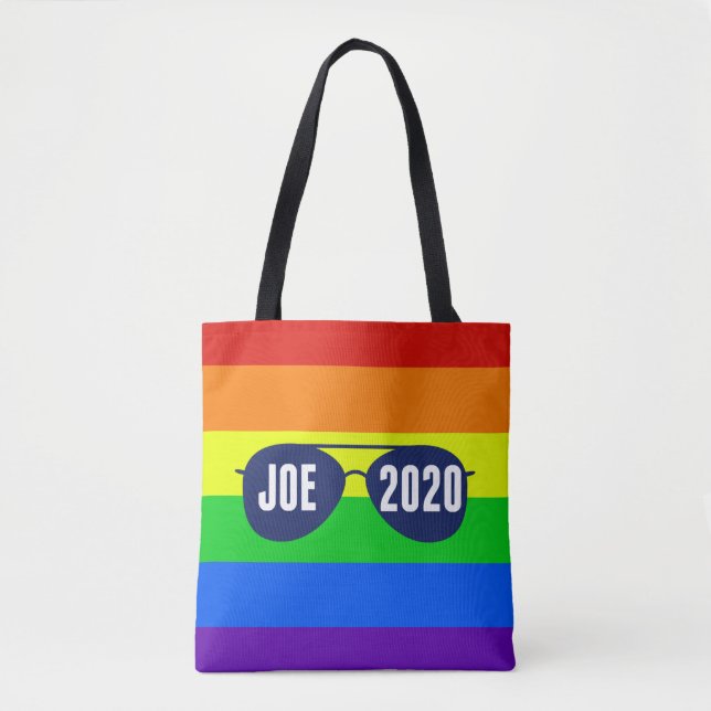 Bolsa Tote Joe 2020 Óculos de sol arco-íris (Frente)