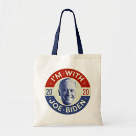 Bolsa Tote Joe Biden para Presidente 2020 Foto Retro Democrat