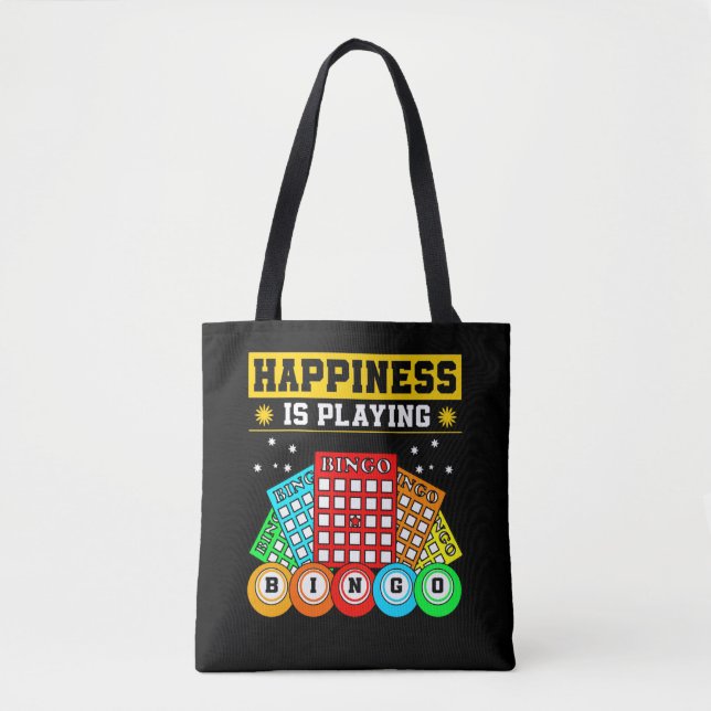 Bolsa Tote Jogador Bingo Gambling (Frente)