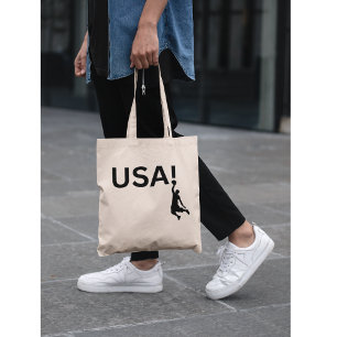 Bolsa Tote jogador de basquetebol americano