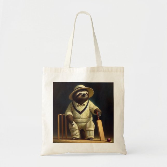 Bolsa Tote Jogador de críquete (Frente)