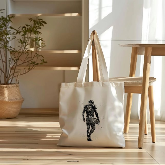 Bolsa Tote Jogador de Futebol Americano (Criador carregado)
