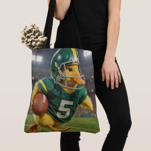 Bolsa Tote Jogador de futebol de Duck num estádio de esporte