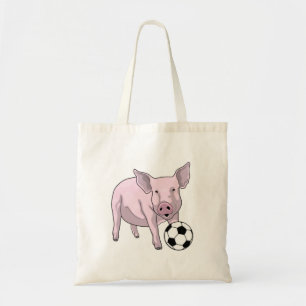 Bolsa Tote Jogador de futebol porquino