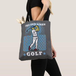 Bolsa Tote jogador de golfe