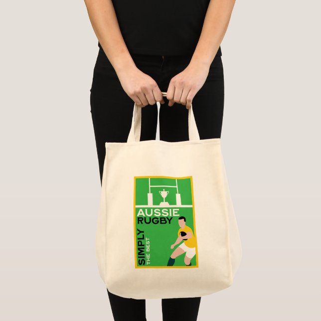 Bolsa Tote Jogador de Rugby Austrália (Frente (produto))