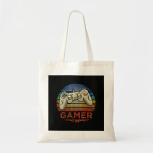 Bolsa Tote Jogador de Video Game Retro Gamer Meninos Meninas 