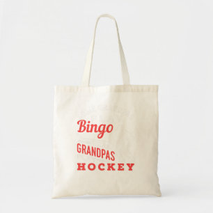 Bolsa Tote Jogador do Vovô 367 Tocando Hockey Legal