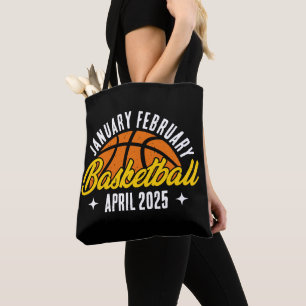 Bolsa Tote Jogador Legal Moderno de Basquete Personalizado