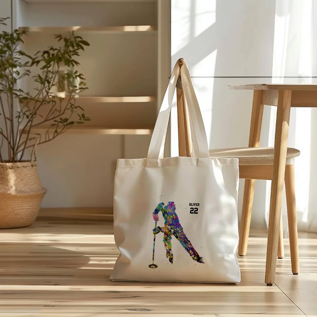 Bolsa Tote Jogador Masculino de Ringue (Criador carregado)