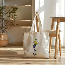 Bolsa Tote Jogadora de Futebol Americano Feminino de Bandeira