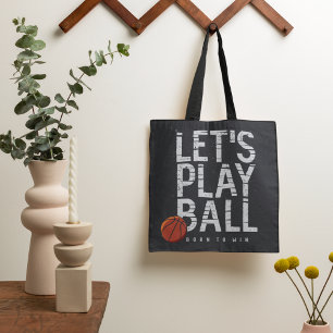 Bolsa Tote Jogadores de basquete jogam Nascer de bola para ga