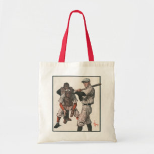 Bolsa Tote Jogadores de beisebol esportivo vintage