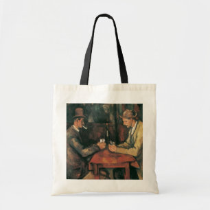 Bolsa Tote Jogadores de Cartas de Paul Cezanne, Arte Fino Ant