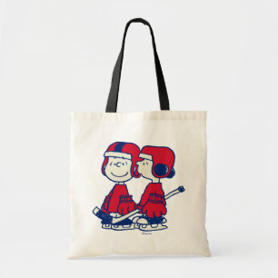 Bolsa Tote Jogadores de Hóquei no Gelo Linus & Lucy