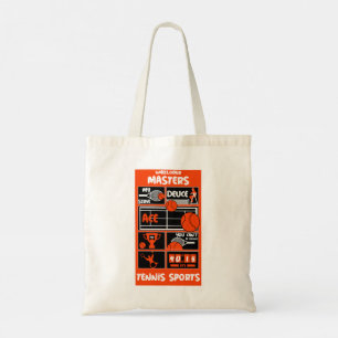 Bolsa Tote Jogadores de Tênis para cadeiras de rodas
