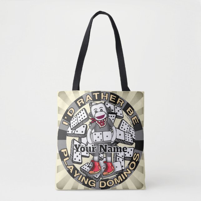 Bolsa Tote Jogar Dominó  (Frente)