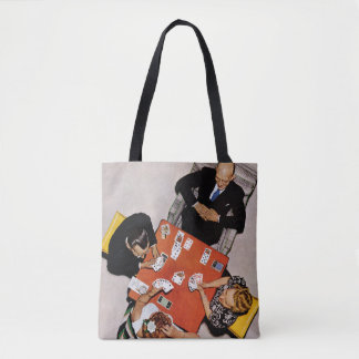 Bolsa Tote Jogo da ponte por Norman Rockwell
