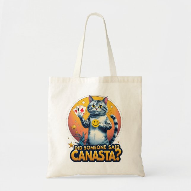 Bolsa Tote Jogo de canastra Estratégia de cartas (Frente)