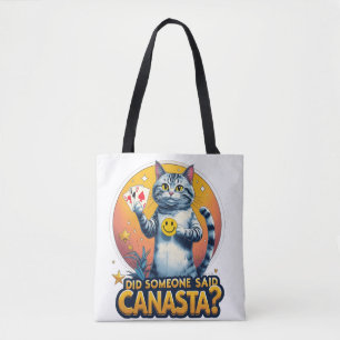 Bolsa Tote Jogo de canastra Estratégia de cartas
