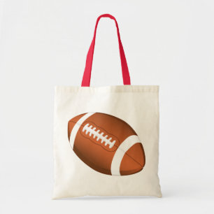 Bolsa Tote Jogo de equipe da bola dos esportes do futebol que