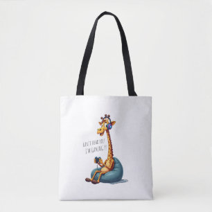 Bolsa Tote Jogo Engraçado Gamer Giraffe Jogos Para Jogo De Ho