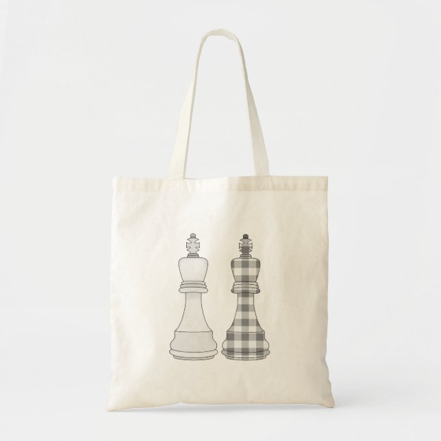Bolsa Tote Jogo no Chess (Frente)