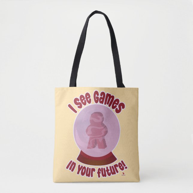 Bolsa Tote Jogos Para Design de Previsão de Futuro Gamer (Frente)