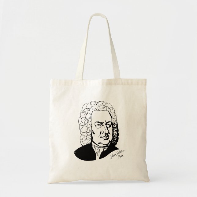 Bolsa Tote Johann Sebastian Bach (Frente)